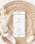 ELLA Minimal Save the Date Evite