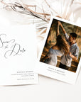 ELLA Modern Save the Date with Picture