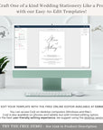 ELLA Wedding Invitation Suite Template