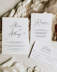ELLA Wedding Invitation Suite Template