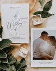 ELLA wedding invitation card template