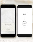 LAURA Animated Save the Date Video Template - White