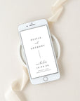 ELLA Minimal Save the Date Evite