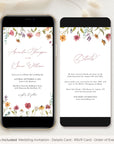APRIL Digital Wedding Invitation Flower Design