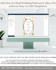 CHLOÉ Digital Save the Date Flowers