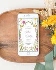 CHLOÉ Digital Save the Date Flowers