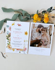 JUNE Floral Wedding Invitation Suite Template