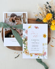 JUNE Printable Save the Date Flowers