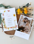 JUNE Printable Save the Date Flowers