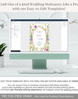 CHLOÉ Floral Save the Date Template with Photo