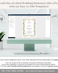 CHLOÉ Spring Flower Wedding Invitation Template