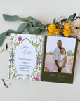 CHLOÉ Floral Wedding Invitation Card Set Printable