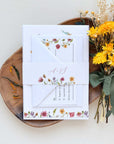 APRIL Floral Wedding Invitation Set Template