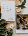 ELLA Modern Save the Date with Picture