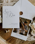 ELLA Modern Save the Date with Picture