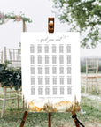 ARNA Printable Mountain Wedding Seating Chart Template