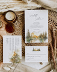 ARNA Fall Mountain Wedding Stationery Bundle