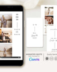 LAURA Animated Save the Date Video Template - White
