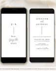 LAURA Animated Wedding Invitation Video Template - White