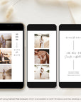 LAURA Animated Save the Date Video Template - White