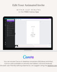 LAURA Animated Save the Date Video Template - White