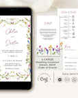 CHLOÉ Wildflower Wedding Invitation Digital