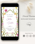 CHLOÉ Digital Save the Date Flowers