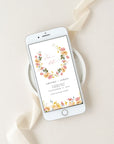 JUNE Digital Save the Date Flowers