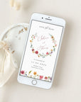 APRIL Digital save the Date Flowers