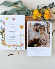 JUNE Printable Save the Date Flowers