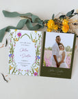 CHLOÉ Floral Save the Date Template with Photo