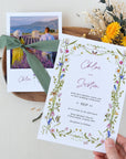 CHLOÉ Spring Flower Wedding Invitation Template