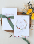 APRIL Wildflower Save the Date Template