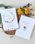 APRIL Wildflower Save the Date Template