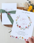 APRIL Wildflower Save the Date Template