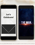 The Man the Myth the Legend Birthday Invitations Men