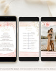 AURORA Rose Gold Animated Wedding Invitation Video Template