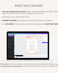 AURORA Rose Gold Animated Wedding Invitation Video Template
