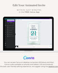 VIBE Birthday Invitation Video Mint