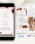 ROSITA Animated Wedding Invitation Video Template