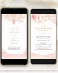 AURORA Rose Gold Animated Wedding Invitation Video Template