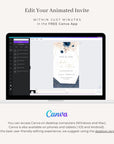 ANTEA Animated Save the Date Video Template - Blush & Navy