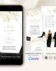 ANTEA Wedding Invitation Video Template - Black & Gold