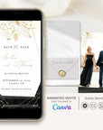 ANTEA Save the Date Video Template - Black & Gold