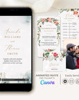 NATALIA Christmas Wedding Invitation Video Template