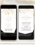 ANTEA Wedding Invitation Video Template - Black & Gold