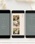 LAURA Wedding Invitation Video Template - Sage & Blush