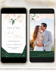 ANTEA Save the Date Video Template - Blush & Emerald