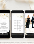 ANTEA Wedding Invitation Video Template - Black & Gold