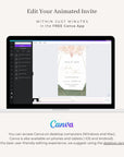 ANTEA Save the Date Video Template - Sage Green & Blush